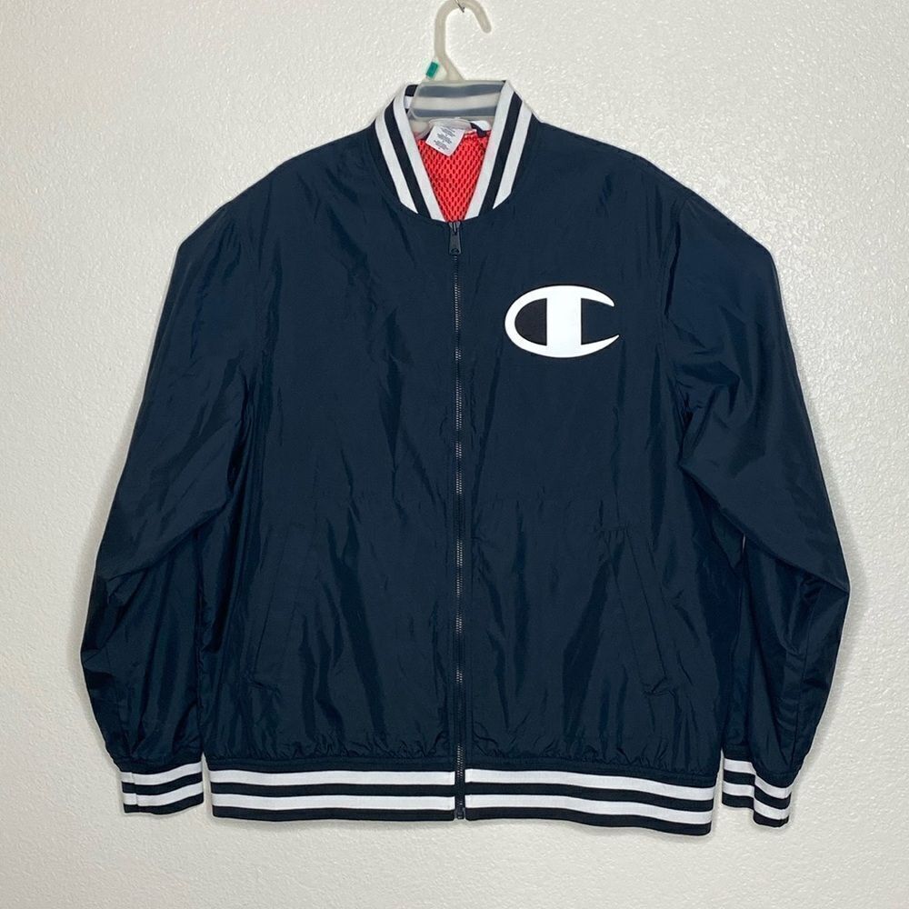 CHAMPION Men’s Bomber/Varsity Full Zip Jacket Size XL NWOT